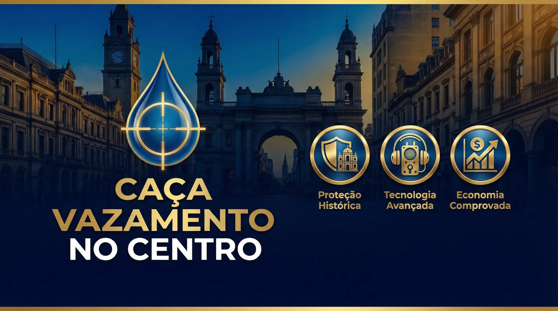 Caça Vazamento no Centro - Pelotas: Tecnologia e Precisão