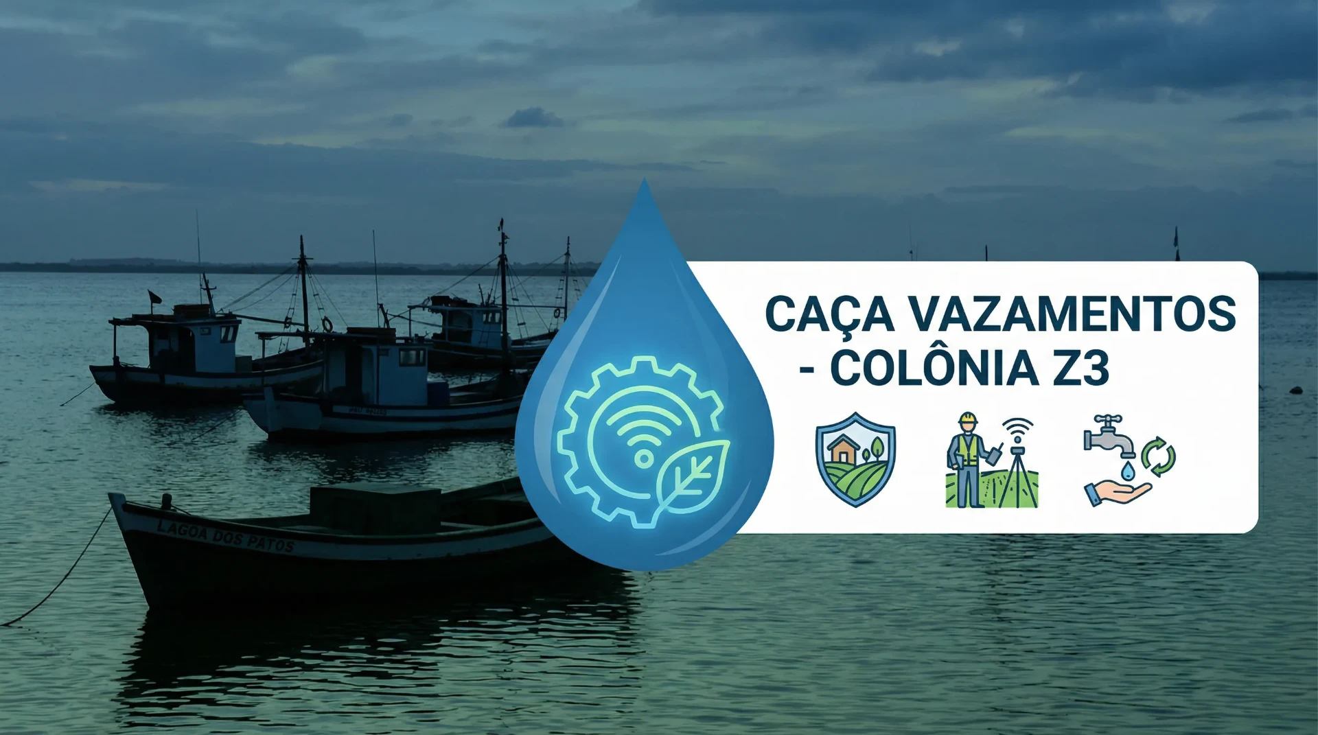 Caça Vazamentos na Colônia Z3 - Pelotas: Atendimento na Zona Rural
