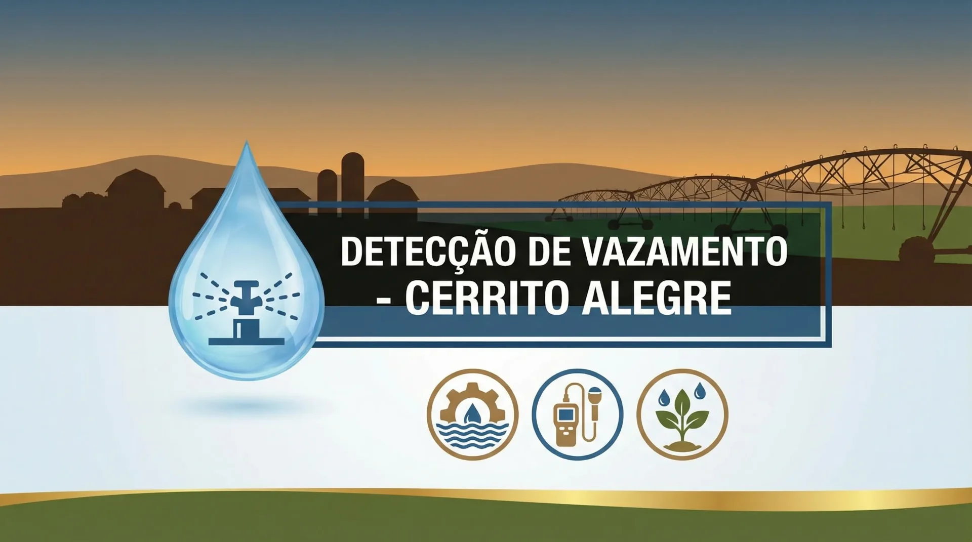 Detecção de Vazamento no Cerrito Alegre - Pelotas: Solução para o Campo