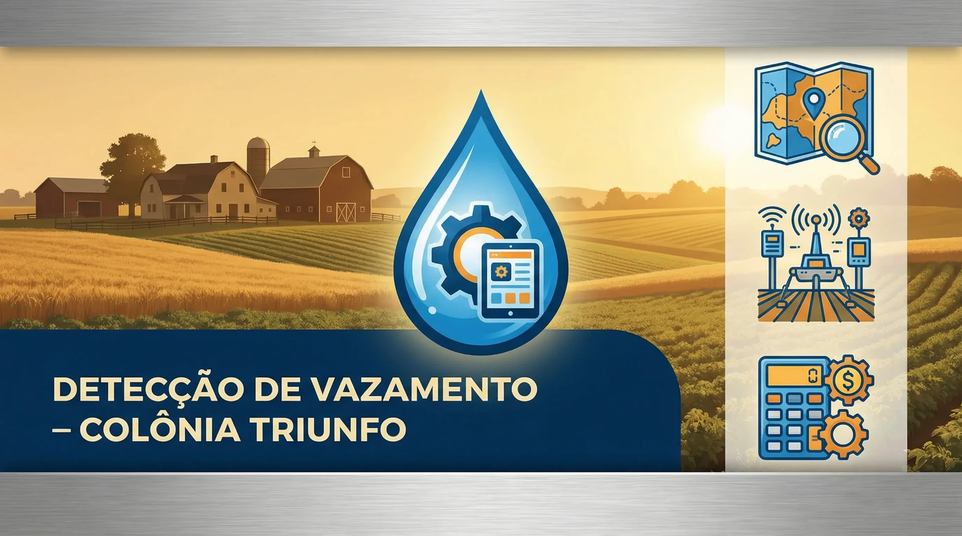 Detecção de Vazamento na Colônia Triunfo - Pelotas: Tecnologia para o Produtor Rural