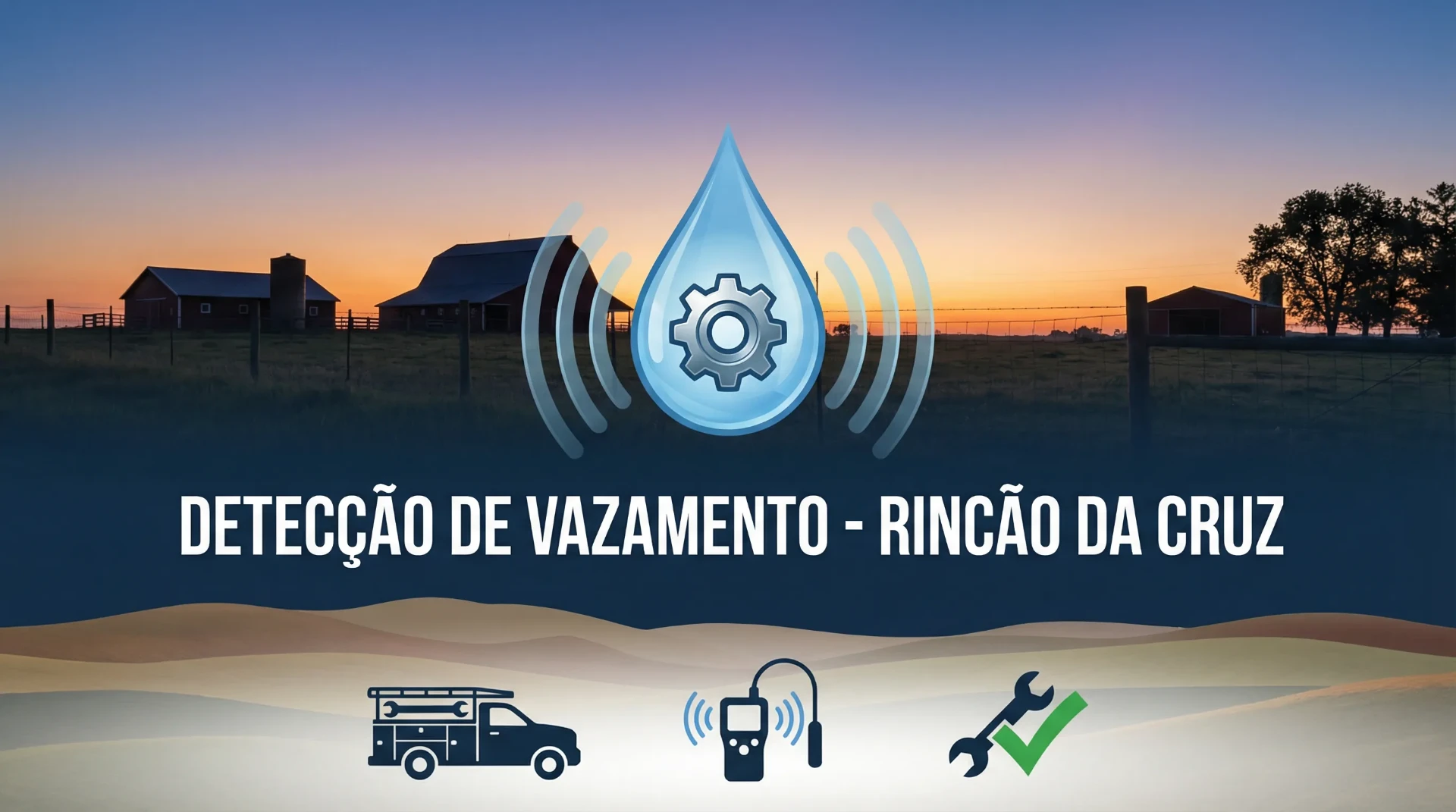 Detecção de Vazamento no Rincão da Cruz - Pelotas: Atendimento Ágil